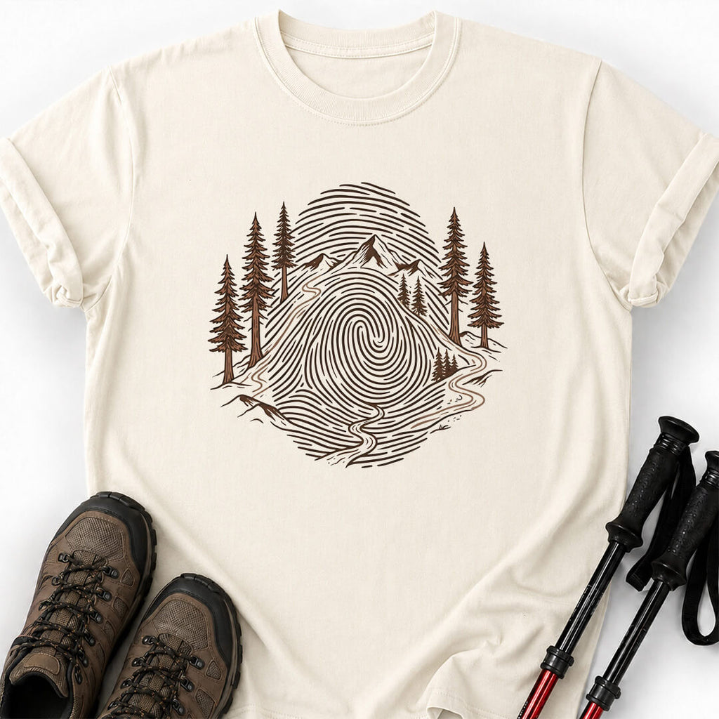 NATURE IMPRINT T-SHIRT