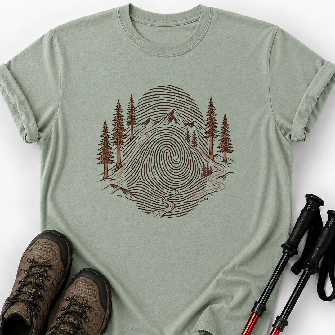NATURE IMPRINT T-SHIRT