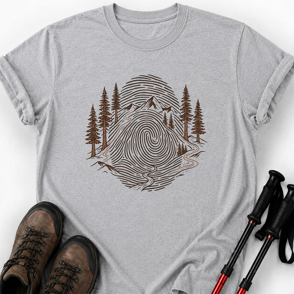 NATURE IMPRINT T-SHIRT