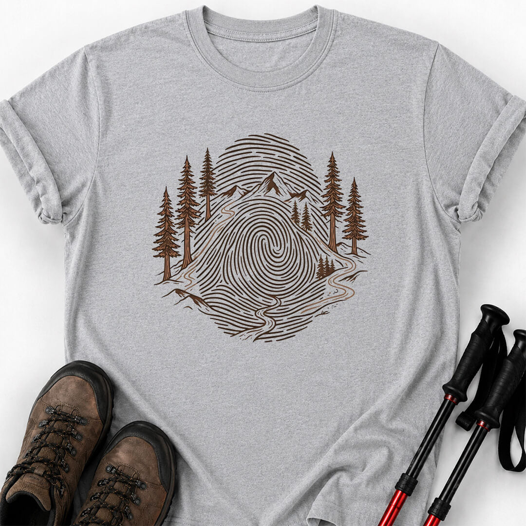 NATURE IMPRINT T-SHIRT