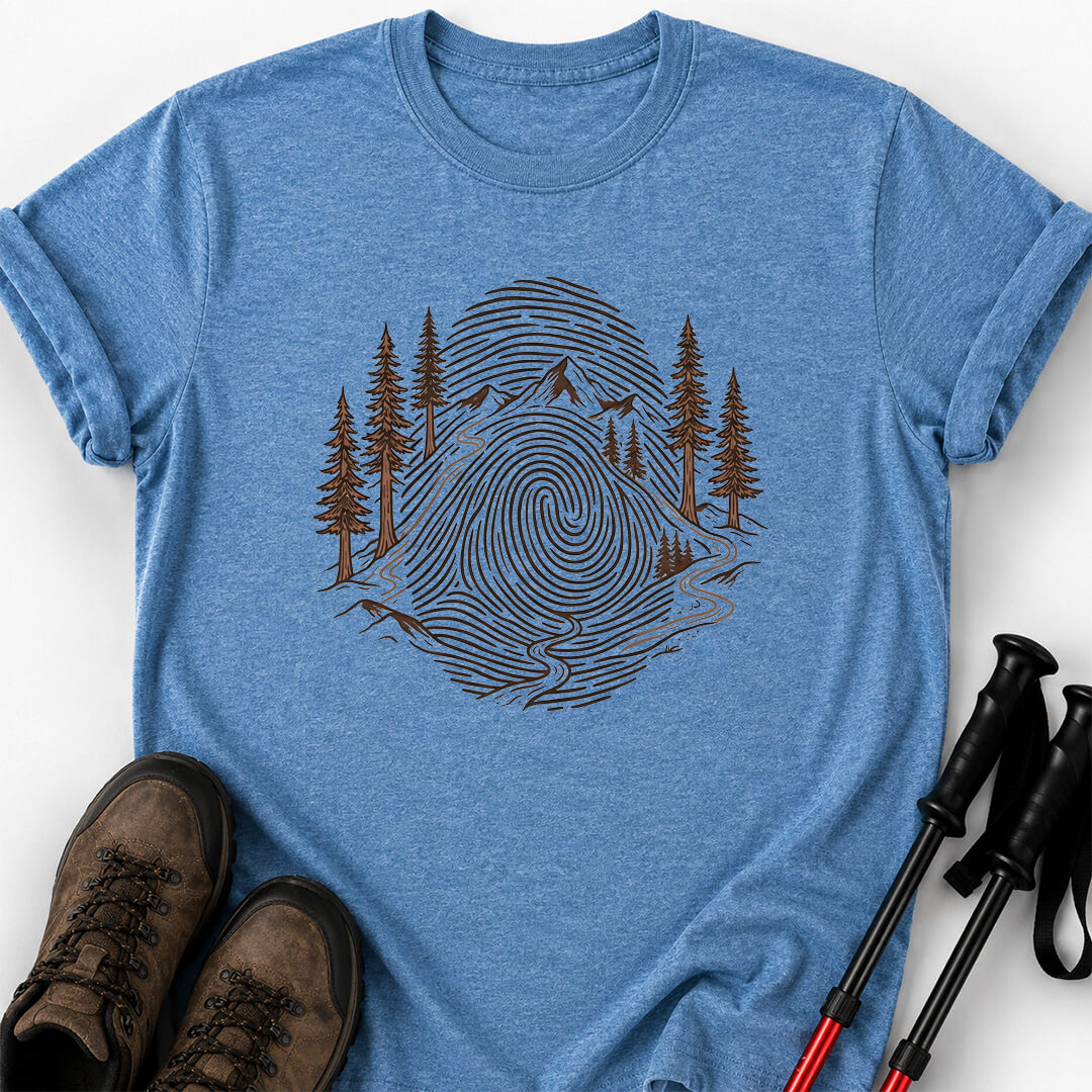 NATURE IMPRINT T-SHIRT
