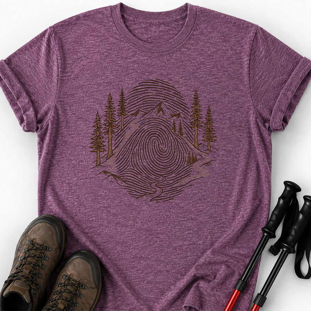 NATURE IMPRINT T-SHIRT